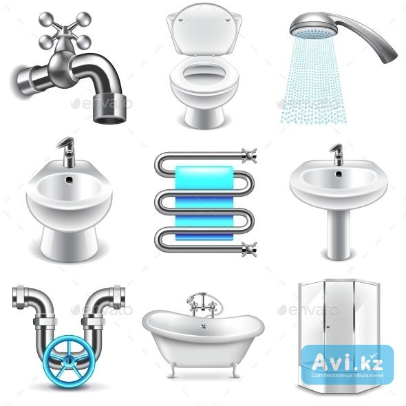 Монтаж отопления, сантехческие работы Алматы - изображение 1