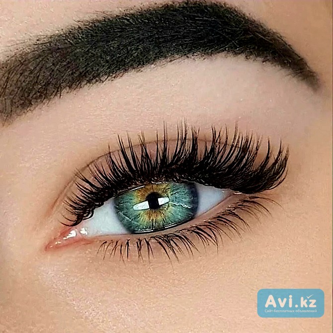 Наращивание 3D объём ресницы в Алматы Алматы - изображение 1