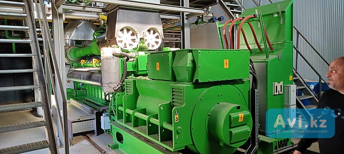 Б/у Гпд Jenbacher Jgs 620/612, 4 Мвт., 2014 г., пиролизный газ Алматы - изображение 1