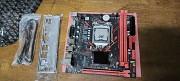 Комплекты Mb+cpu B75 X7-vb, Intel H61, (rev 3.2) Soket Lga1155 (intel), Озу 2xddr3 Dimm, максимум 16г доставка из г.Алматы