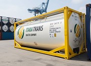 Танк контейнер с заводскими волнорезами Астана