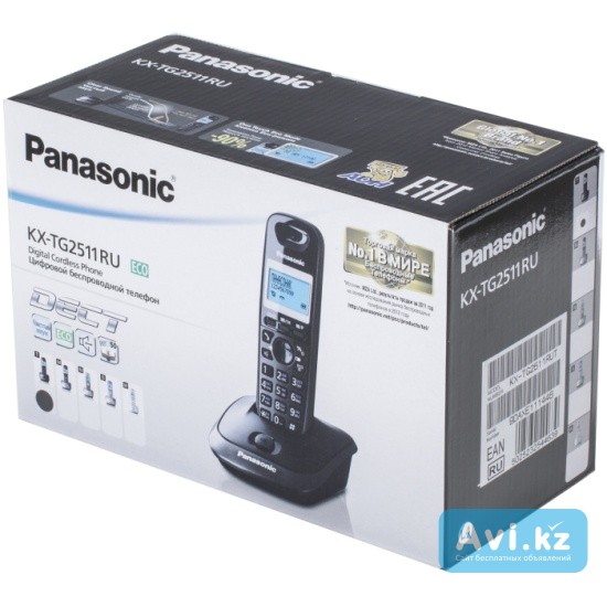 Радиотелефон Panasonic Kx-tg2511ca Алматы - изображение 1