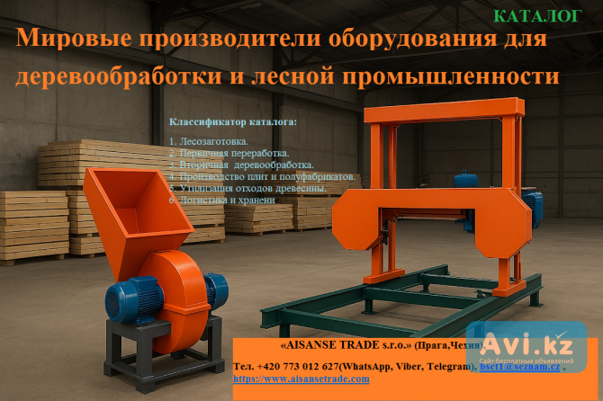 Каталог «мировые производители оборудования для деревообработки и лесной промышленности» Алматы - изображение 1