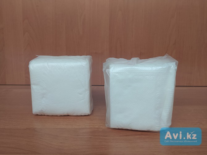 Бумажные салфетки из 100% целлюлозы Караганда - изображение 1